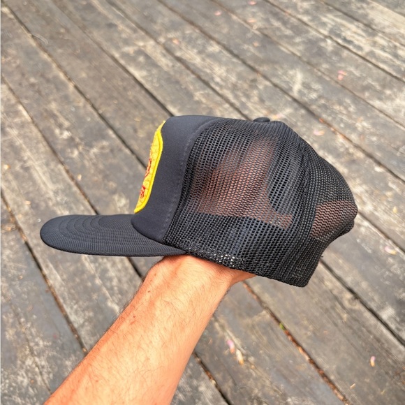 Vintage STROHLS BEER embroided trucker hat - Picture 3 of 4